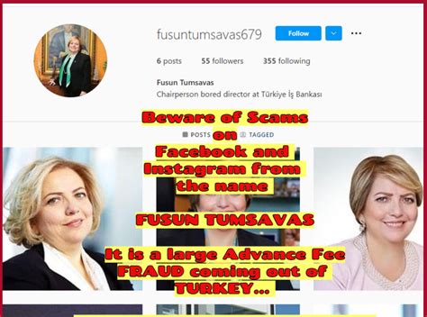 fusun tumsavas scam|Beware of Scams on Facebook and Instagram from .